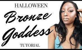 Last Minute Halloween Tutorial Bronze Goddess