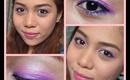 How to: Candy pink and purple eyes