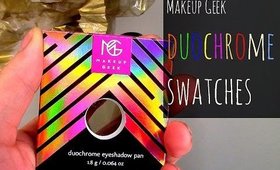All NEW Makeup Geek Duochrome Eyeshadows | Swatches