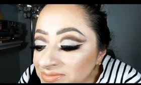 PUR COSMETICS - Soiree Diaries Sharp AF Cut Crease eyeshadow look!