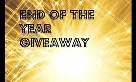 End Of The Year Giveaway! Win Beauty, Skincare, and More!  (Open)