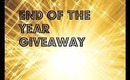 End Of The Year Giveaway! Win Beauty, Skincare, and More!  (Open)