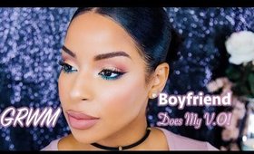 GRWM: Soft Makeup With Bold Green Liner | Boyfriend(Fiancé!) Does My Voiceover