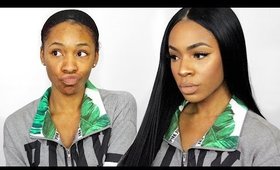 BASIC BADDIE GRWM: Long Wearing Full Coverage Makeup + Wig Application ▸ VICKYLOGAN