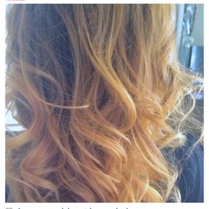 My blonde ombre