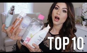 TOP 10 Drugstore SKIN CARE Products! | My Morning/Night Routine Favorites!