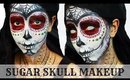 Day of the Dead Sugar Skull Halloween Makeup Tutorial