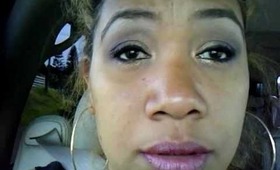 FOTD - Simple and soft purple & gold using Motives & Urban Decay