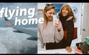 Flying home for Christmas + Seeing my family! Vlogmas 21, 2019