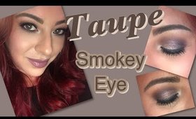 TAUPE SMOKEY EYE TUTORIAL USING JACLYN HILL x MORPHE PALETTE | Jessie Melendez