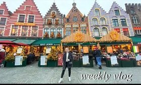 FAIRY TALE CHRISTMAS TOWN | Weekly Vlog #128 - Bruges Travel Edition