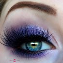 Quick Purple Smokey Eye 