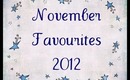 November Favourites 2012