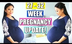 27-32 Week Pregnancy Update! | Contractions, Anemia, Flying at 30 weeks | Mommy Monday