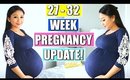 27-32 Week Pregnancy Update! | Contractions, Anemia, Flying at 30 weeks | Mommy Monday