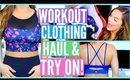 WORKOUT CLOTHING HAUL & TRY ON! | Casey Holmes