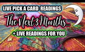 Live Readings + Pick A Card - 3 Months From Now!