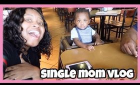 Taking My Baby Out to eat! + Teething baby hack | Single mom Vlog