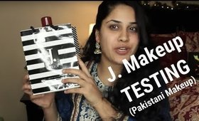 TESTING OUT J. Junaid Jamshed NOTE Makeup (PAKISTANI MAKEUP)