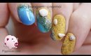 3D beach nails nail art tutorial