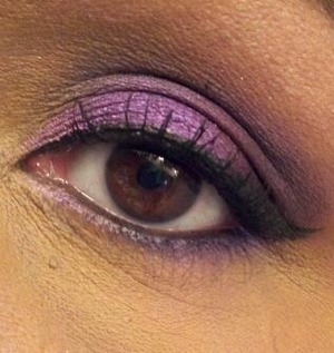 Purple is my favorite color. MAC products were used.