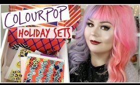 Colourpop Holiday Collection Swatches | 2016