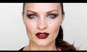 The Dual Darkness - Strong Eyes & Lips Makeup
