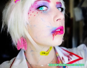 Nuke Puke'em inspired makeup!