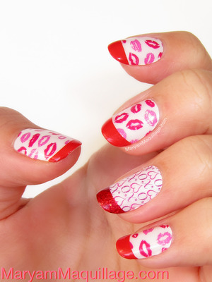 using the one and only Incoco real nail polish appliqués: http://www.maryammaquillage.com/2013/02/sealed-with-kiss.html