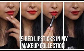 15 RED LIPSTICKS & Liquid Lipsticks For Indian Skintone | Stacey Castanha