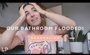 OUR BATHROOM FLOODED! RENOVATION VLOG | Lily Pebbles