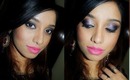 Wearable golden and purple smokey eye for Indian skin tone/ Indian makeup tutorial.