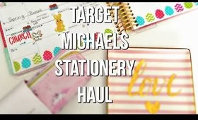 Target Michaels Stationery Haul (PoshLifeDiaries)