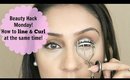 Beauty Hack ♡ DIY How to LINE & CURL at the same time Yay OR Nay || Makeup With Raji