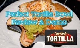 As Seen on TV - Perfect Tortilla Pans.  Review and Demo on my quick and easy Taco Salad