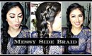 DIY: Messy Side Braid Quick Tutorial & New Hair!