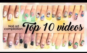 Nail art compilation 6: My top 10 most viewed nail art videos