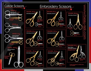 Manufacturers and Exporters of All kinds of Fancy ( Embroidery Scissors ) such as stork scissor, cock scissor, butterfly scissor, swan scissor, cat scissor, sea horse scissor, squirrel scissor, Peacock scissor, Fancy cuticle scissor, rabbit scissor, floral scissor, regal scissor, turkish scissor, detailed classic scissor, egyptian scissor,  - See more at: http://www.beau-tek.com/embroidery_scissories/#sthash.TOhzg2s4.dpuf