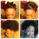 Bantu knot out on 4a/4b hair 