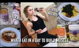 FULL DAY OF EATING | What I Eat in a Day to Build Muscle