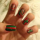 My Christmas nails
