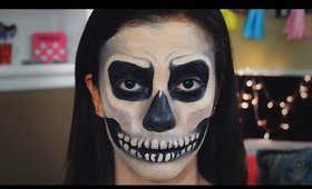 Halloween Series: Skull Face Makeup Tutorial