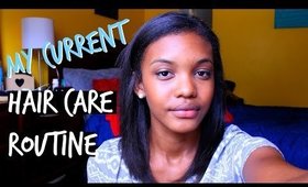 My Current Hair Care Routine | Straight Hair/Wash Day