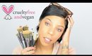 The BEST Vegan & Cruelty Free CHEAP Makeup Brushes (Makeup Tutorial & Review)