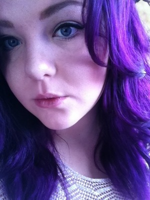 Purple with punky 