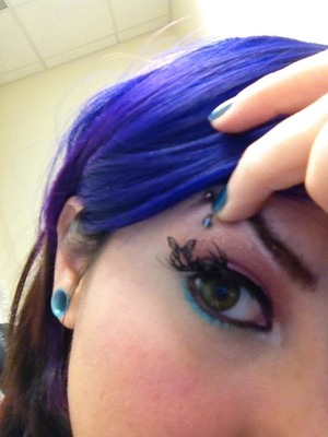 butterfly and antler lashes from Sephora or paperyourself website
