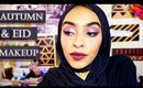 Autumn & Eid Full Face Makeup Tutorial 2017 [Burgundy / Purple] | Reem