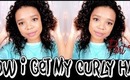 TheNewGirl007 ║ HAIRCARE ROUTINE: How I Get My Curly Hair Look! (REQUESTED) ღ