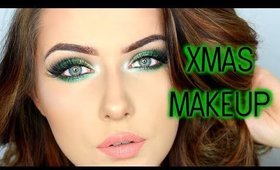 Christmas WEARABLE GLAM Makeup Tutorial 💚✨ | shivonmakeupbiz