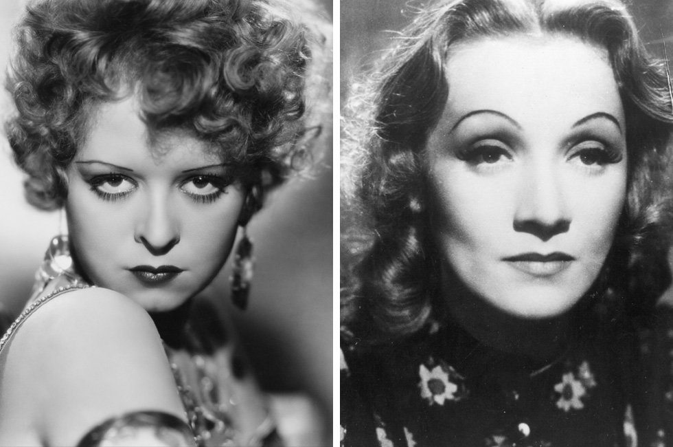 Clara Bow, Marlene Dietrich